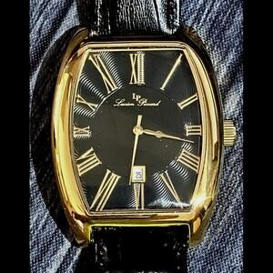 Rare New Lucien Piccard Tonneau Avant Garde‎ Watch Box Papers
